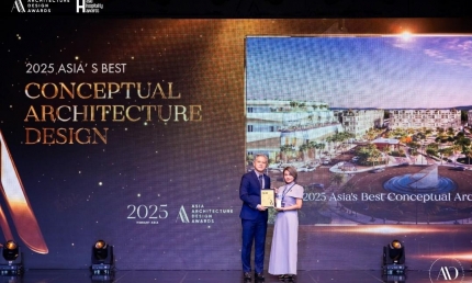 Masterise Homes tiếp tục khẳng định năng lực quốc tế với 2 giải thưởng lớn tại Asia Architecture Design Awards 2025