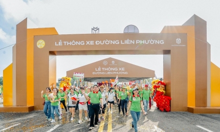 Thông xe đường Liên Phường, kết nối giao thông cửa ngõ phía Đông TP.HCM
