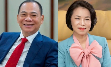 Cổ phiếu VIC lập đỉnh chưa từng có, tài sản của vợ chồng tỷ phú Phạm Nhật Vượng tăng mạnh