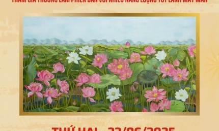 'Liên Hoa Tịnh Cảnh' - trưng bày tại Thiên Sơn Plaza