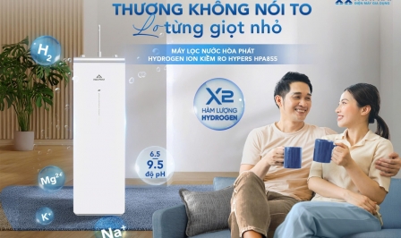 Hòa Phát trình làng dòng máy lọc nước hoàn toàn mới