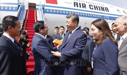 Thủ tướng Phạm Minh Chính ra sân bay tiễn Tổng Bí thư, Chủ tịch nước Trung Quốc Tập Cận Bình