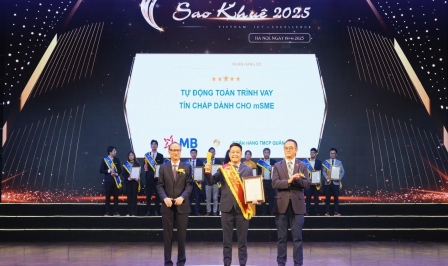 BIZ MBBank giành 3 giải Sao Khuê nhờ công nghệ AI và dữ liệu lớn