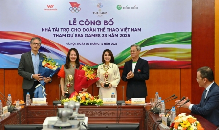 Vietnamobile và Cốc Cốc tài trợ Đoàn Thể thao Việt Nam dự SEA Games 33 tại Thái Lan
