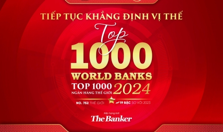 SeABank liên tục tăng hạng trong bảng xếp hạng  “Top 1000 Ngân hàng thế giới”