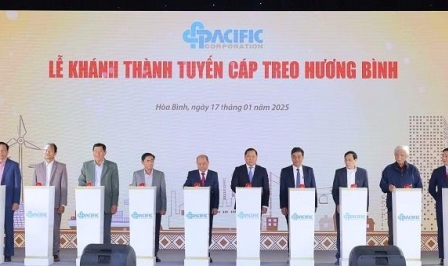 Hòa Bình: Khánh thành Tuyến cáp treo và động thổ dự án Thung lũng suối nguồn Hương Bình