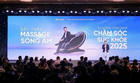 Triển lãm công nghệ ghế massage lần đầu tiên tại Việt Nam