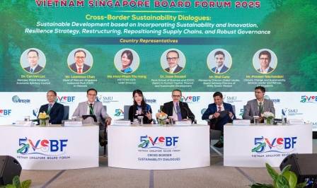 Diễn đàn Quản trị cấp cao Việt Nam Singapore VSBF 2025: Thiết lập biểu đồ bền vững ASEAN
