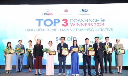 Công bố và vinh danh các doanh nghiệp đạt giải “Sáng kiến ESG Việt Nam 2024”