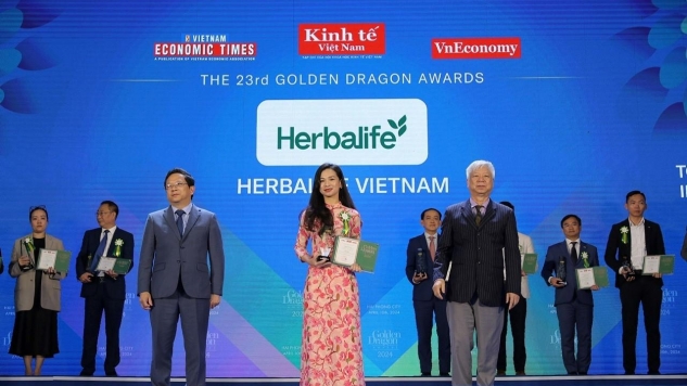 Herbalife được vinh danh Top 50 Doanh nghiệp FDI tiêu biểu