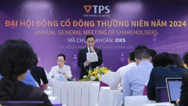 ĐHĐCĐ Chứng khoán Tiên Phong (TPS): Kế hoạch lợi nhuận tăng trưởng 26%, phát hành cổ phiếu để tăng vốn điều lệ