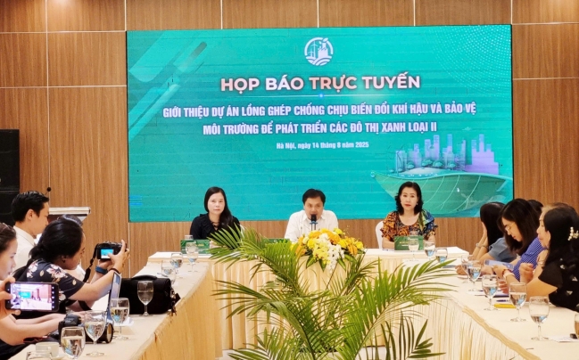 Tăng cường năng lực bảo vệ môi trường, phát triển xanh các đô thị loại II