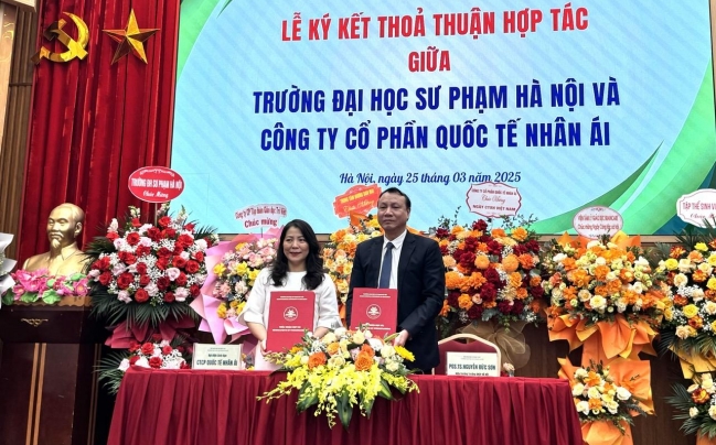 Trường Đại học Sư phạm Hà Nội ký kết hợp tác với các cơ sở thực hành, thực tập