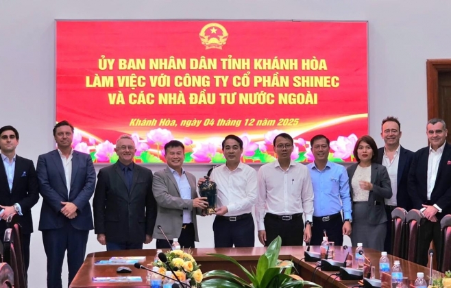 Shinec kết nối các quỹ tài chính quốc tế tìm hiểu cơ hội đầu tư tại Khánh Hòa