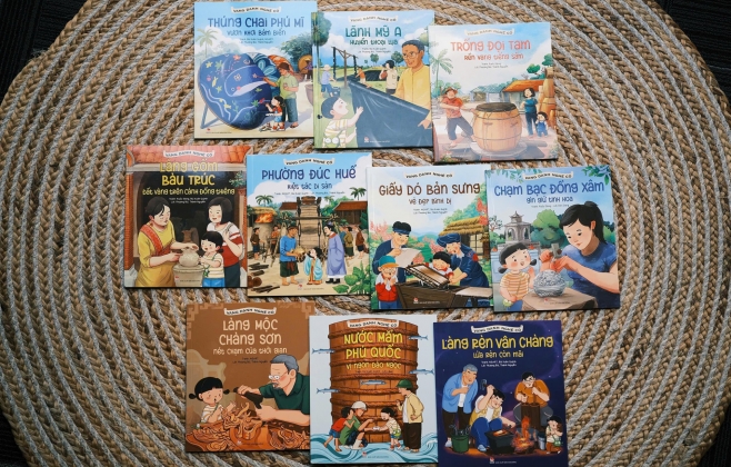 'Vang danh nghề cổ' - bộ sách khơi dậy tình yêu văn hóa truyền thống