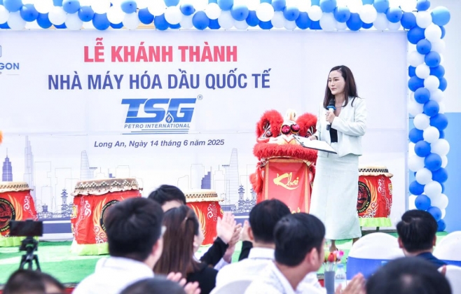 TSG Petro chính thức khánh thành Nhà máy Hóa dầu quốc tế với công suất 100 triệu lít/ năm tại Long An