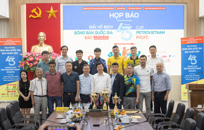 Giải vô địch bóng bàn quốc gia Báo Nhân Dân lần thứ 43 tranh Cúp PetroVietnam-PVCFC năm 2025