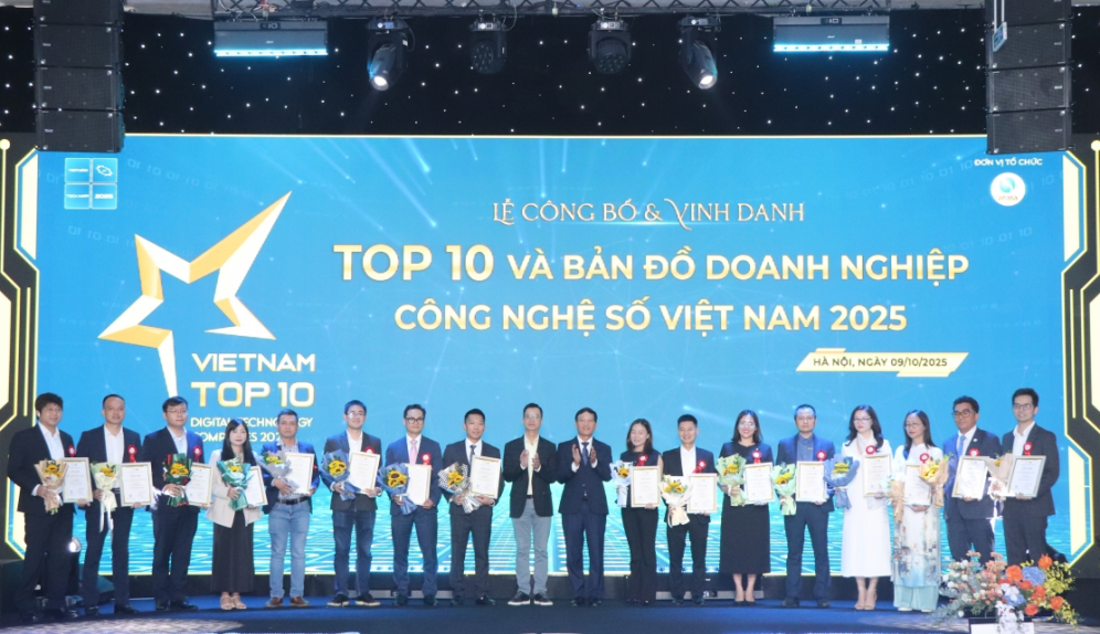 Top 10 Doanh nghiệp Công nghệ Số Việt Nam 2025: Ghi danh 81 đơn vị với tổng doanh thu lên tới 6,5 tỷ USD