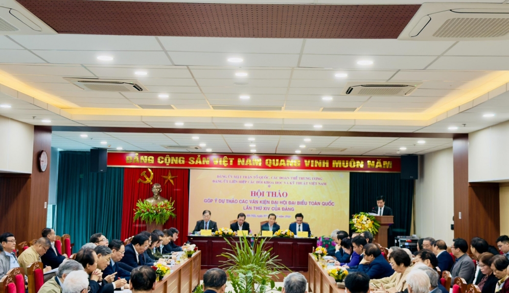 VUSTA tổ chức hội thảo góp ý kiến dự thảo văn kiện Đại hội XIV của Đảng