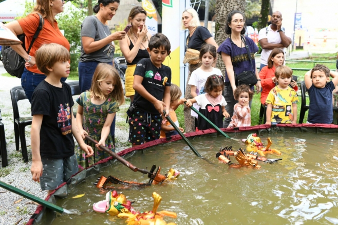 Không gian văn hóa Việt trong “Ngày Việt Nam tại Bra-xin” gây ấn tượng với quy mô lớn chưa từng có